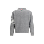 Thom Browne grå linskjorte