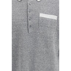 Thom Browne grå linskjorte