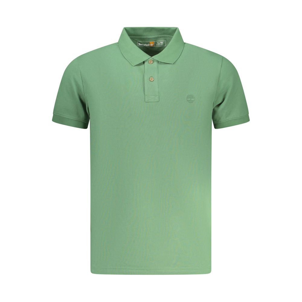 Timberland Verde Cotton Herrepoloskjorte