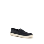 Prada Blå Kalveskinn Bos Taurus Slip-On Loafers