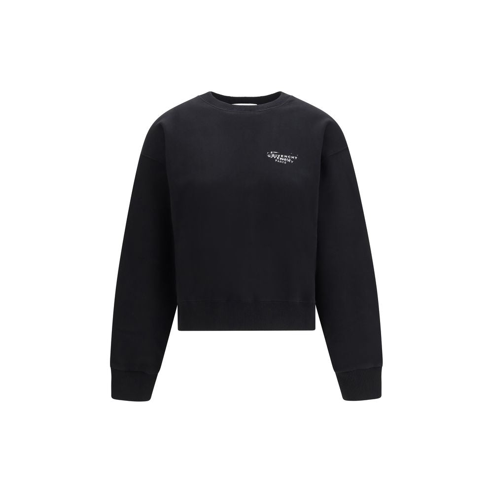 Givenchy svart bomull-hettegenser