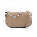 Michael Kors Brown Leather Crossbody Bag