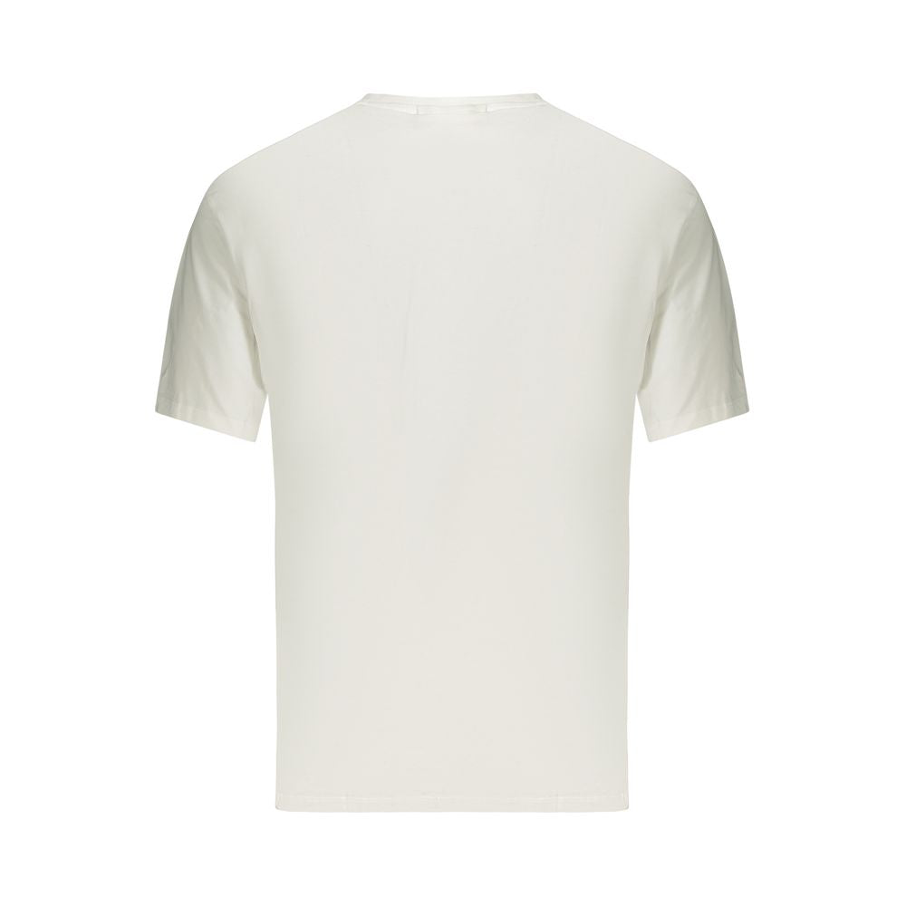 Calvin Klein hvit bomulls-T-skjorte for menn