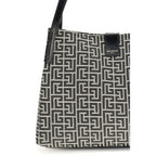 Balmain Black Cotton Shoulder Bag