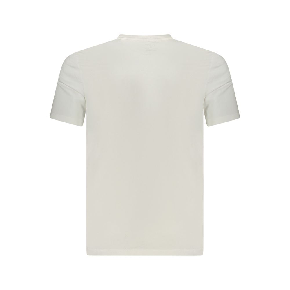 Guess Jeans Hvit Bomull T-skjorte for Menn
