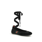 Gucci Sorte Ballettflater i Stoff