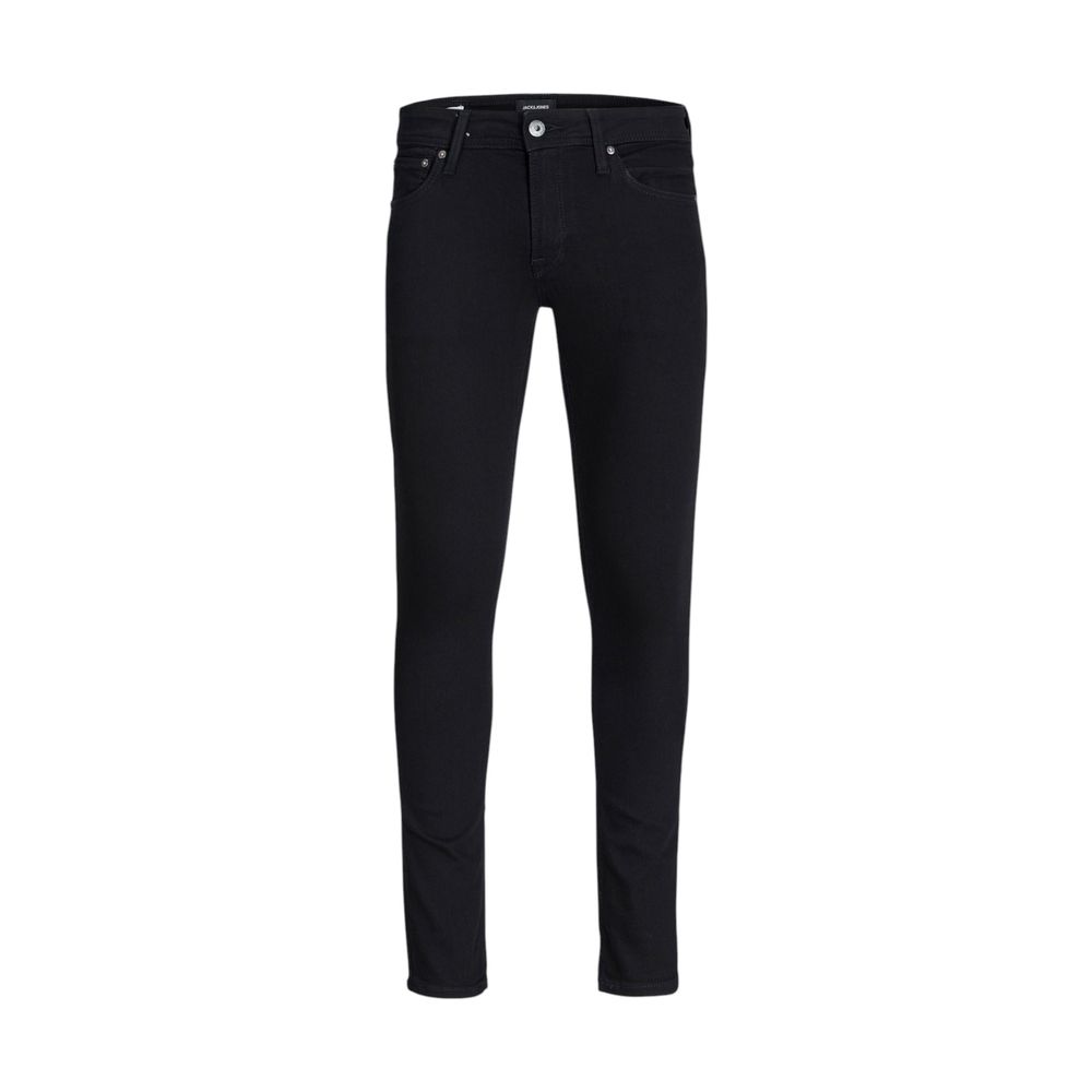Jack Jones Svarte Skinny Jeans i Bomull