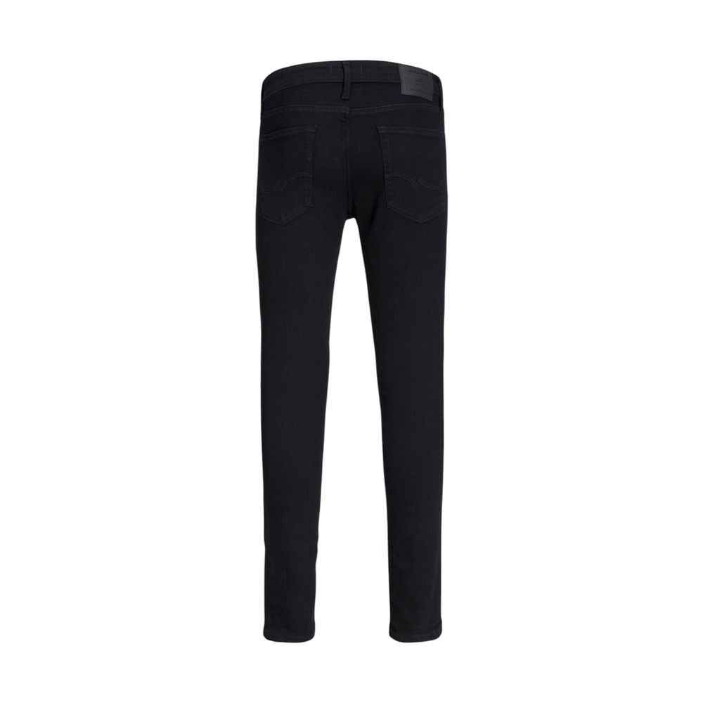 Jack Jones Svarte Skinny Jeans i Bomull