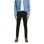 Jack Jones Svarte Skinny Jeans i Bomull