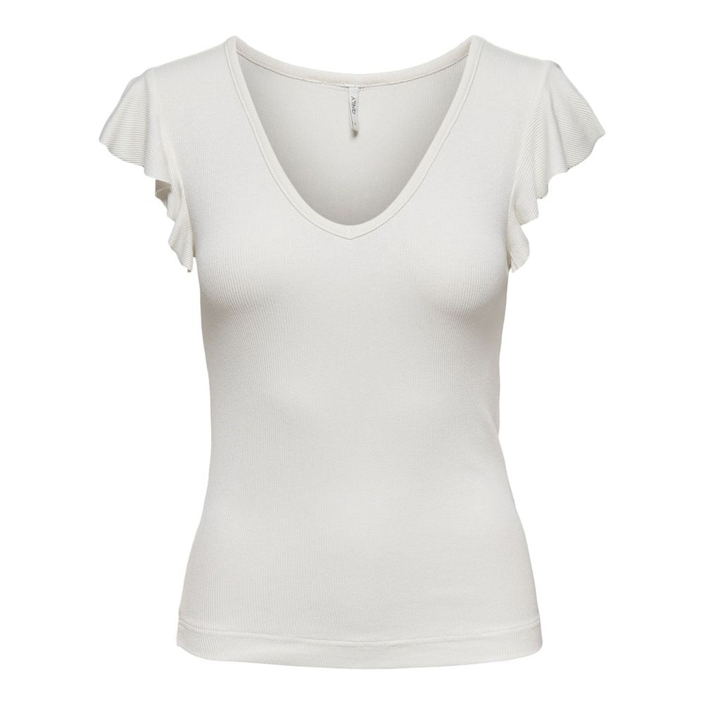 Only Cream viskose-T-skjorte