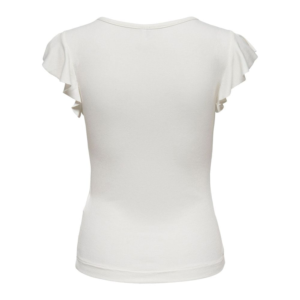 Only Cream viskose-T-skjorte