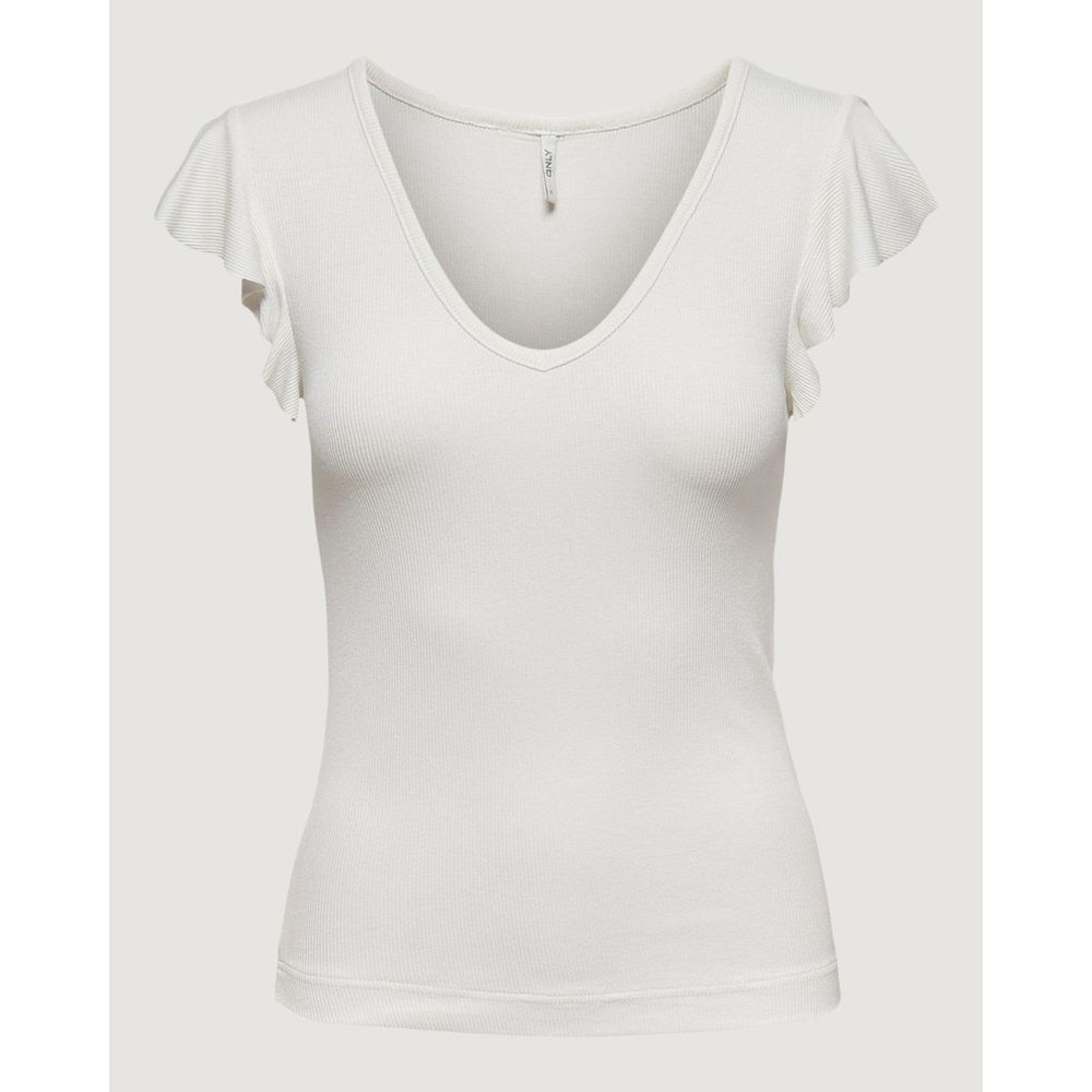Only Cream viskose-T-skjorte