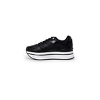 Guess sorte platåsneakers i polyetylen