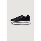 Guess sorte platåsneakers i polyetylen