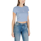 Calvin Klein Jeans T-skjorte i blå bomull