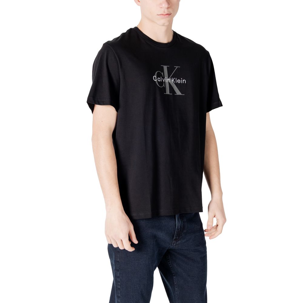 Calvin Klein Jeans Svart T-skjorte i bomull