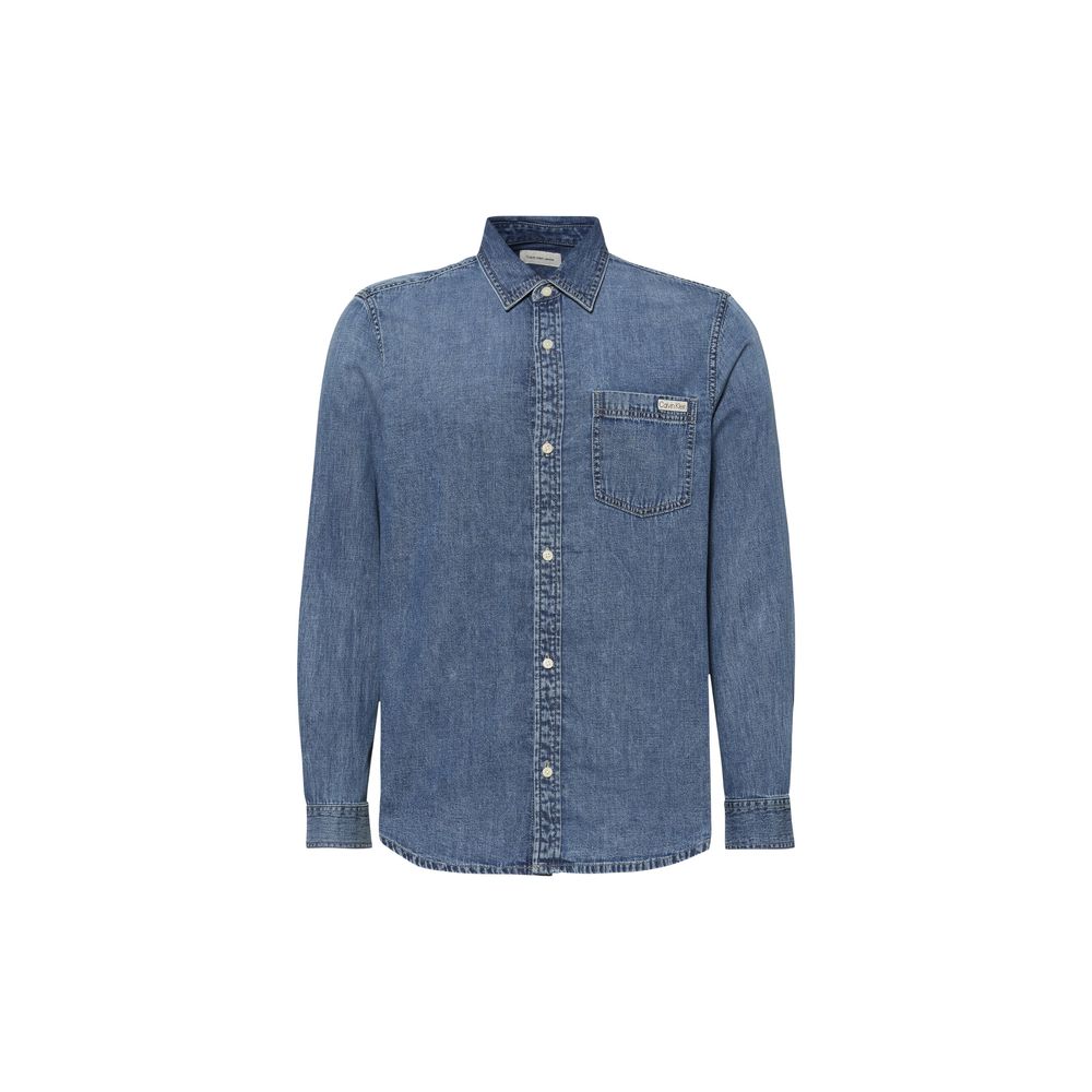 Calvin Klein Jeans blå denimskjorte