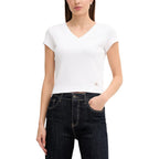 Calvin Klein Jeans Hvit T-skjorte i bomull