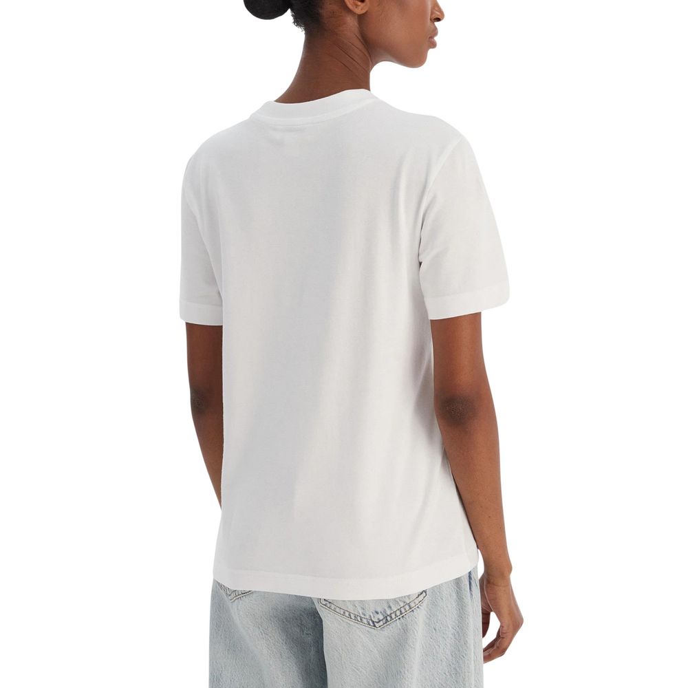 Calvin Klein Jeans Hvit T-skjorte i bomull