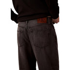 Calvin Klein Jeans Sorte Lyocell Relaxed Fit-jeans