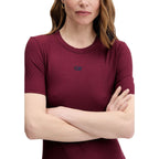 Calvin Klein Jeans Bordeaux lang kjole i modal