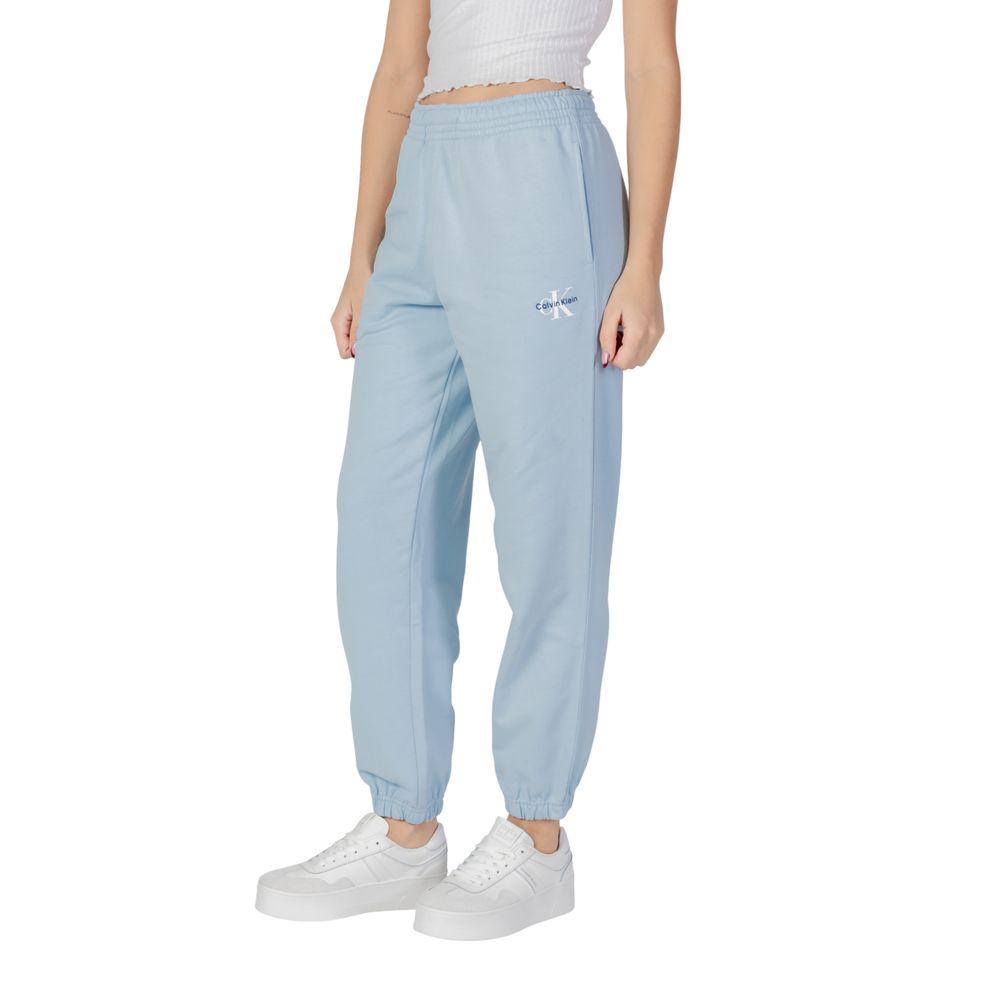 Calvin Klein Jeans Blå Joggebukse i Bomull (Treningsbukse)