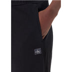 Calvin Klein Jeans Svarte Joggebukser i Bomull (Treningsbukser)