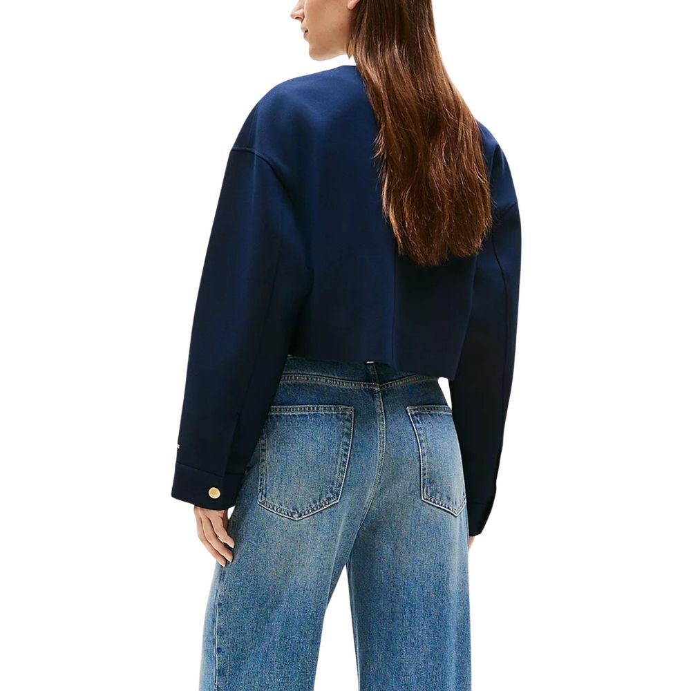 Tommy Hilfiger Blå Viskoseblazer