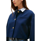 Tommy Hilfiger Blå Viskoseblazer