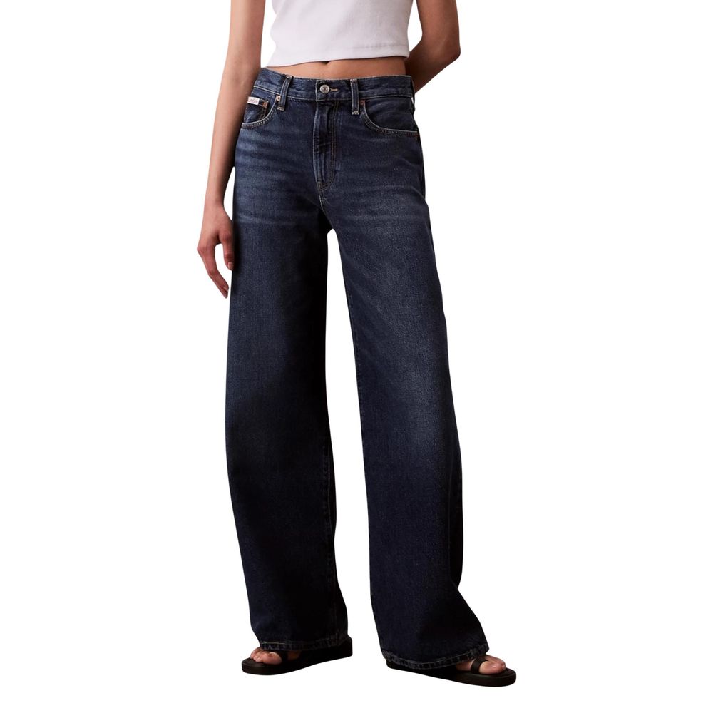 Calvin Klein Jeans Blå Bootcut-jeans i resirkulert bomull