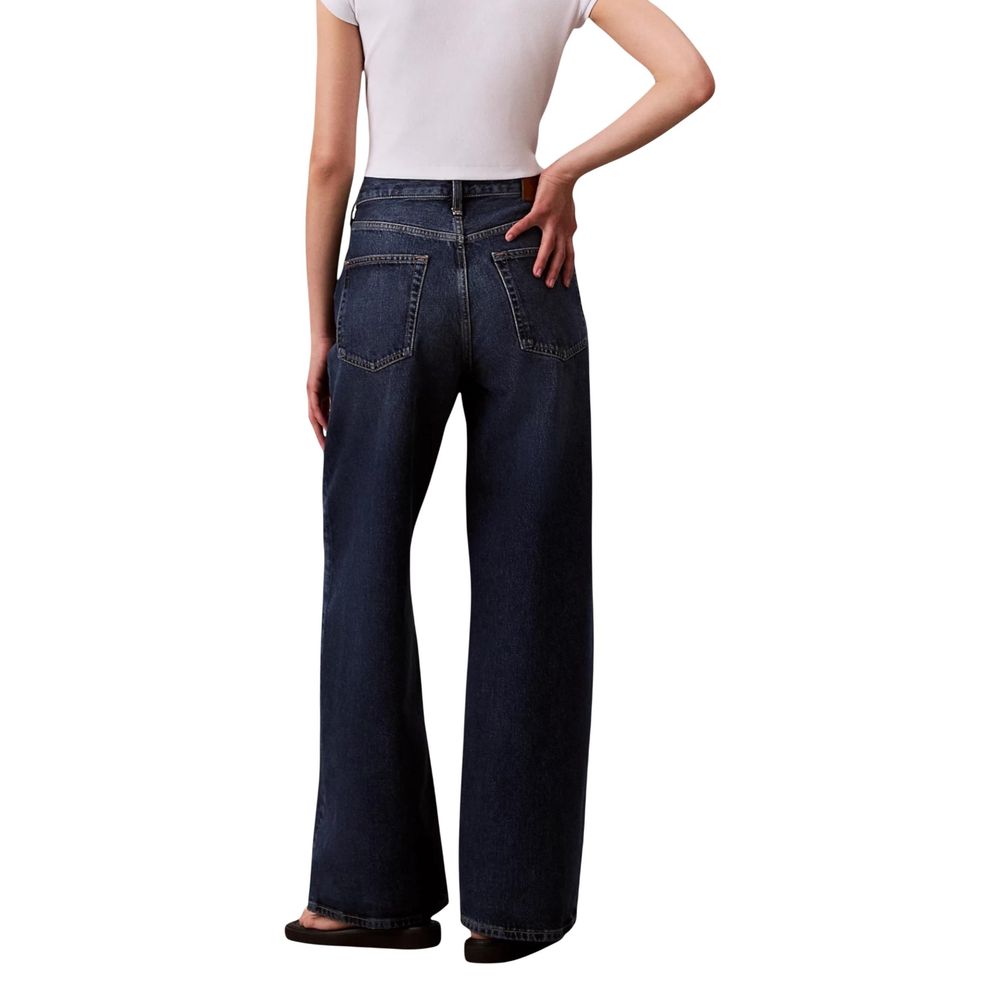Calvin Klein Jeans Blå Bootcut-jeans i resirkulert bomull