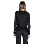 Guess svart bomulls langermet t-skjorte
