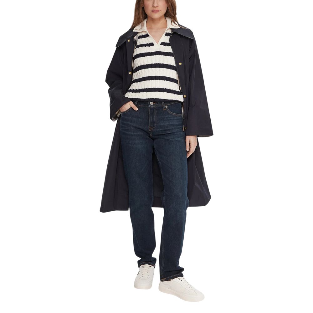 Tommy Hilfiger blå resirkulert bomull "mom jeans"