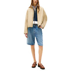 Tommy Hilfiger Beige Bomber i Bomull