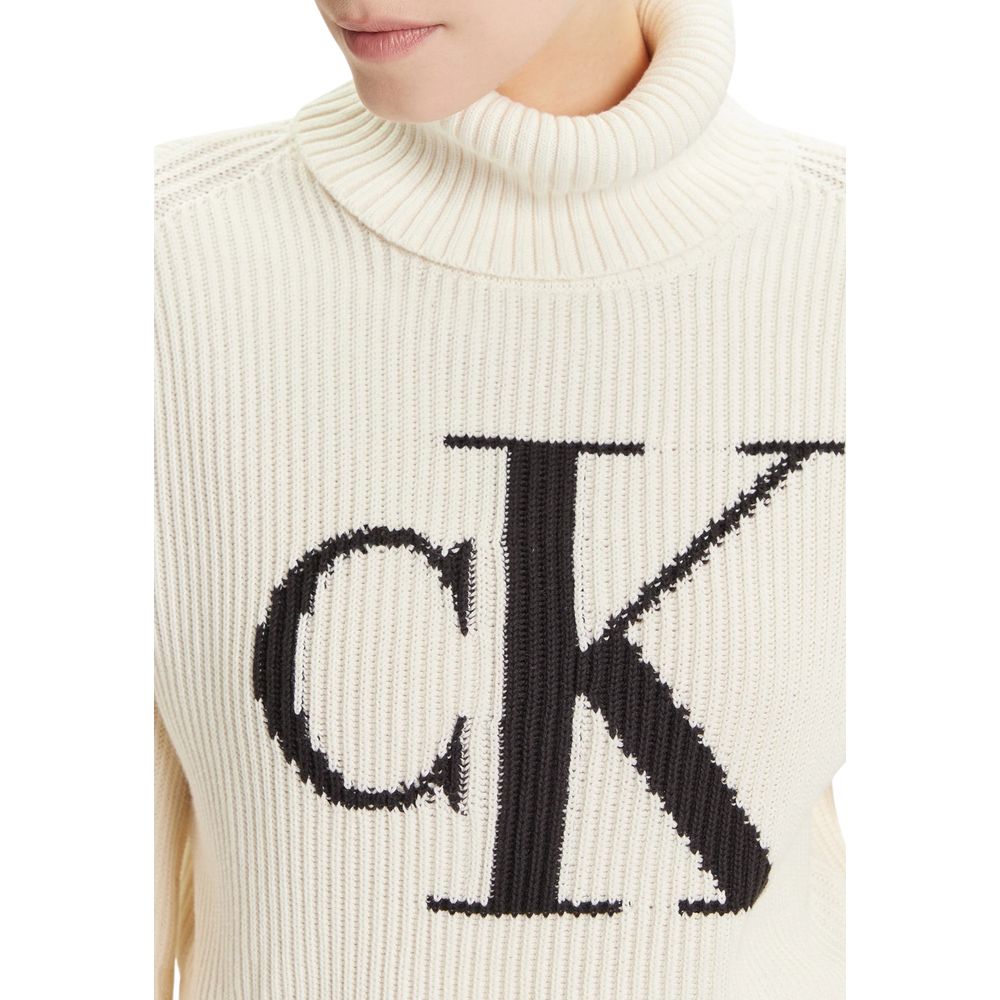 Calvin Klein Jeans Beige Bomullsgenser