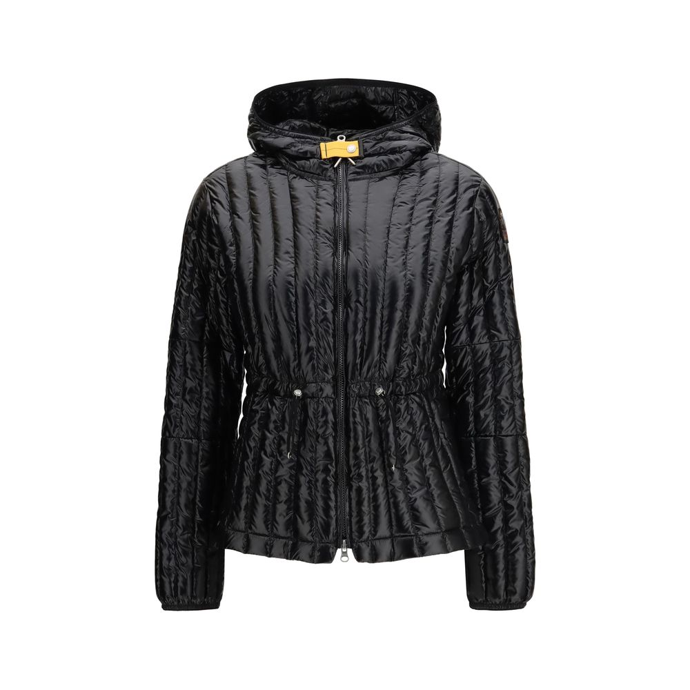 Parajumpers Svart Nylon Hel Lang Jakke