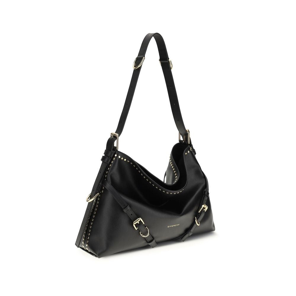 Givenchy svart kalveskinns Bos Taurus-skulderveske