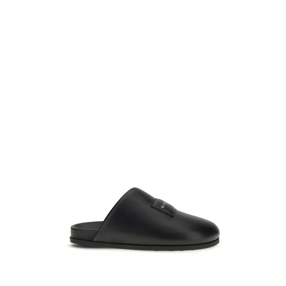 Givenchy Svarte mules i kalveskinn (Bos Taurus)