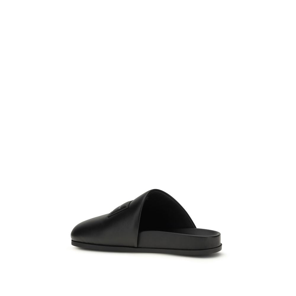 Givenchy Svarte mules i kalveskinn (Bos Taurus)
