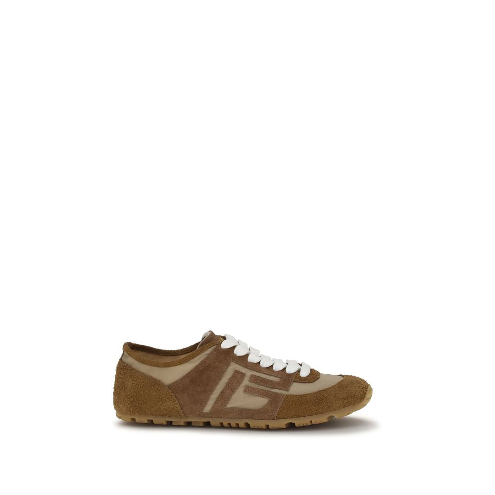 Balmain Beige Kalveskinn Bos Taurus Sportssko