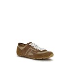 Balmain Beige Kalveskinn Bos Taurus Sportssko