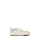 Brunello Cucinelli hvite lave sneakers i kalveskinn