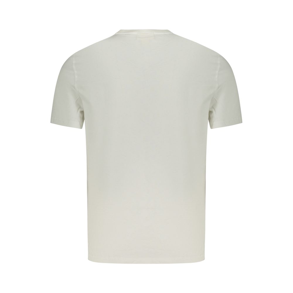Calvin Klein hvit bomulls-T-skjorte for menn