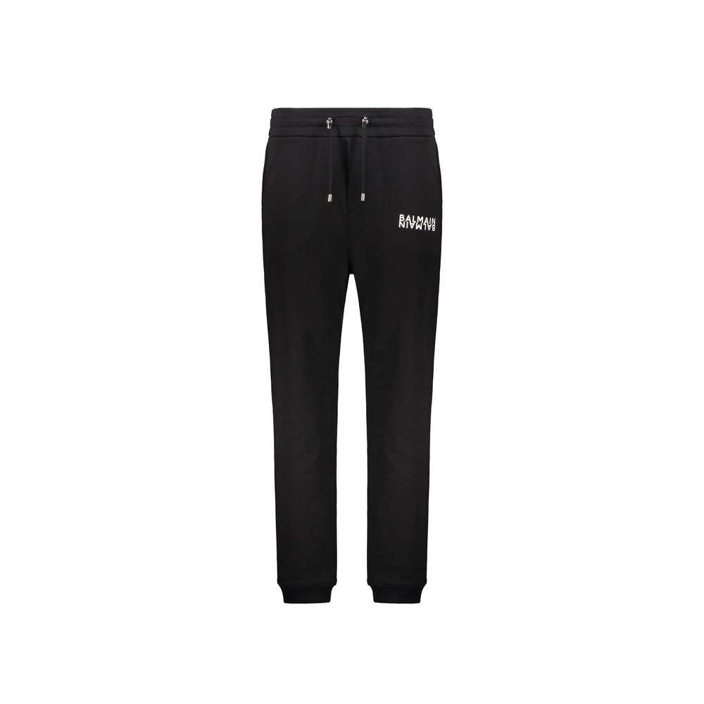 Balmain sorte joggebukser i bomull (treningsbukser)