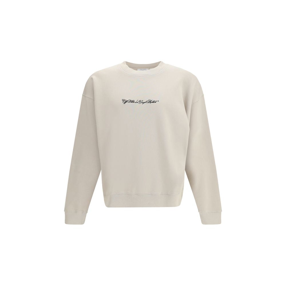 Off-White Beige bomullsgenser