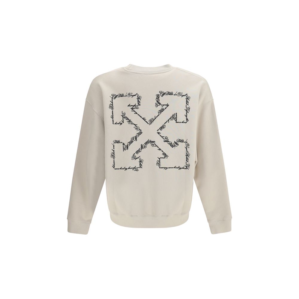 Off-White Beige bomullsgenser