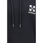 Off-White Black Cotton Sweatshirt