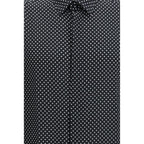 Tom Ford Black Silk Pattern Shirt