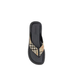 Burberry Flerfargede Flip-Flop-sandaler i Polyamid