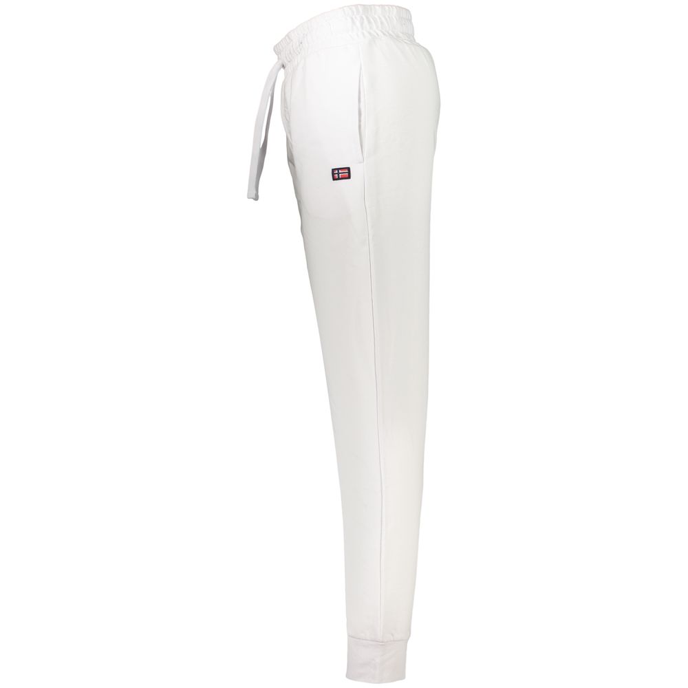 Norway 1963 Bianco Cotton Joggebukse til herre